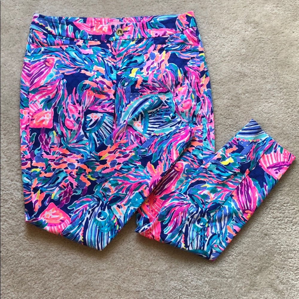 Lilly Pulitzer colorful Capri Pant